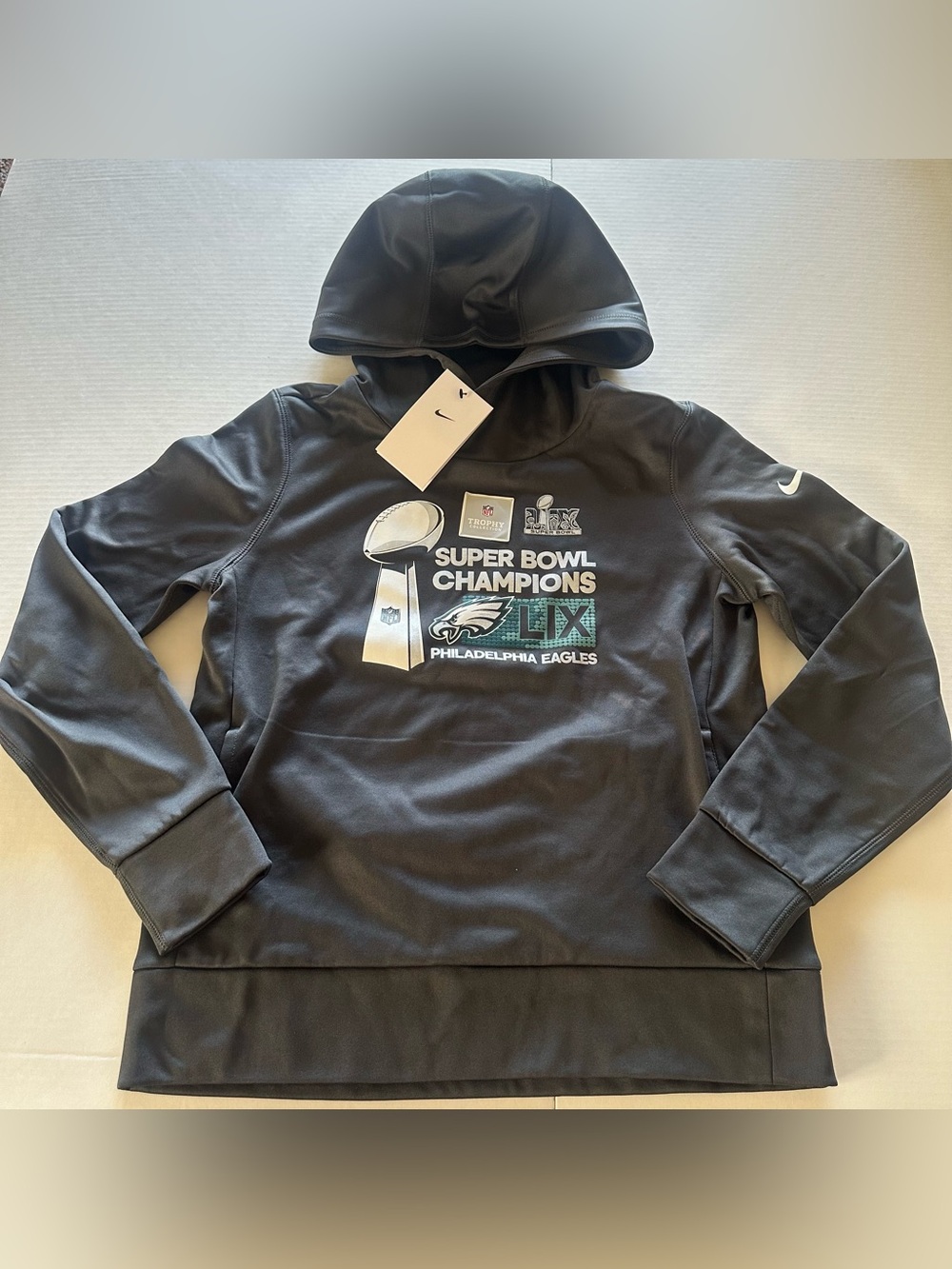 Nike Black Philadelphia Eagles Super Bowl Champions Women's Hoodie